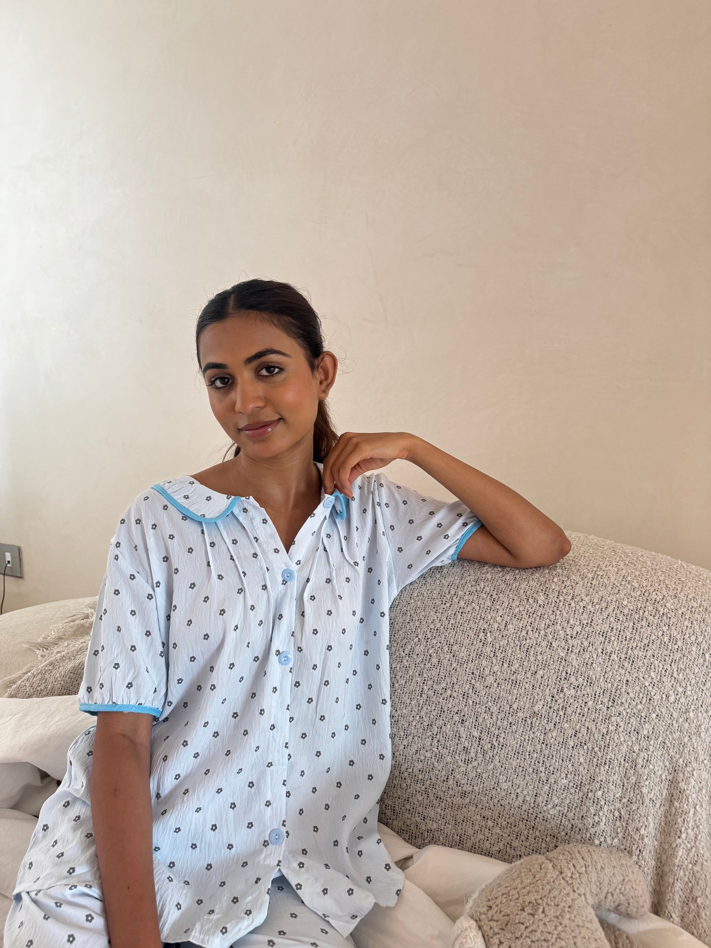 Mabel 3-Piece Sleepwear (Top, Shorts & Pants)