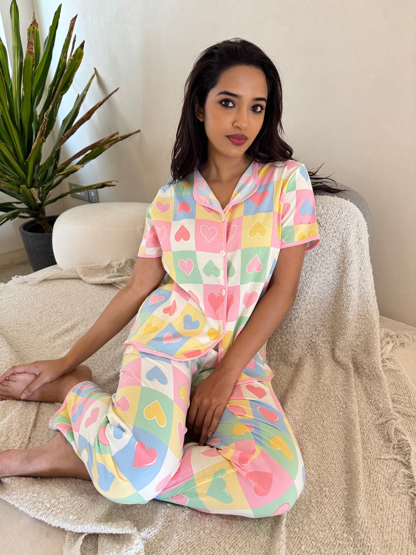 Leia 3-Piece Sleepwear (Top, Shorts & Pants)