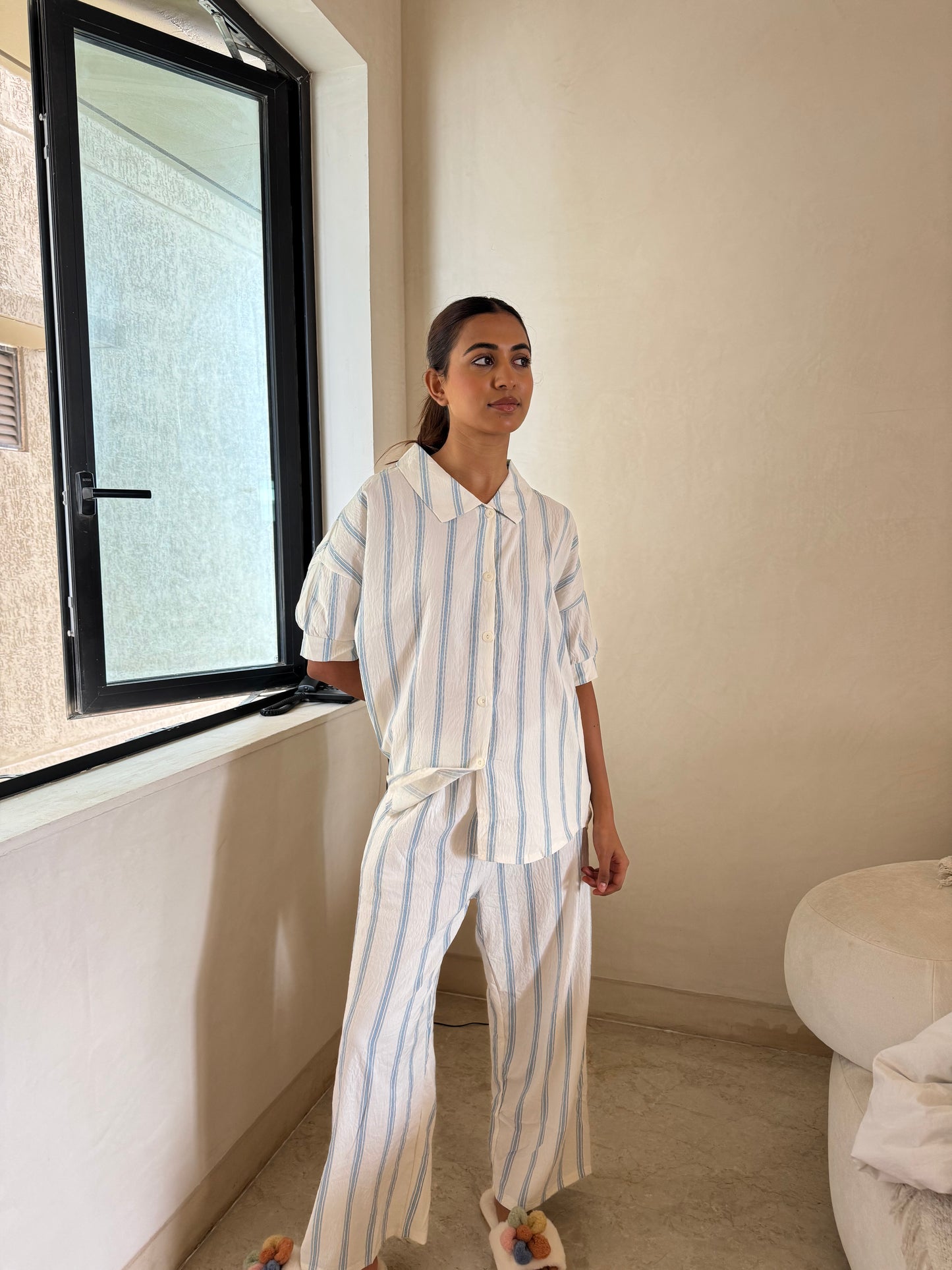 Lila 3-Piece Sleepwear (Top, Shorts & Pants)