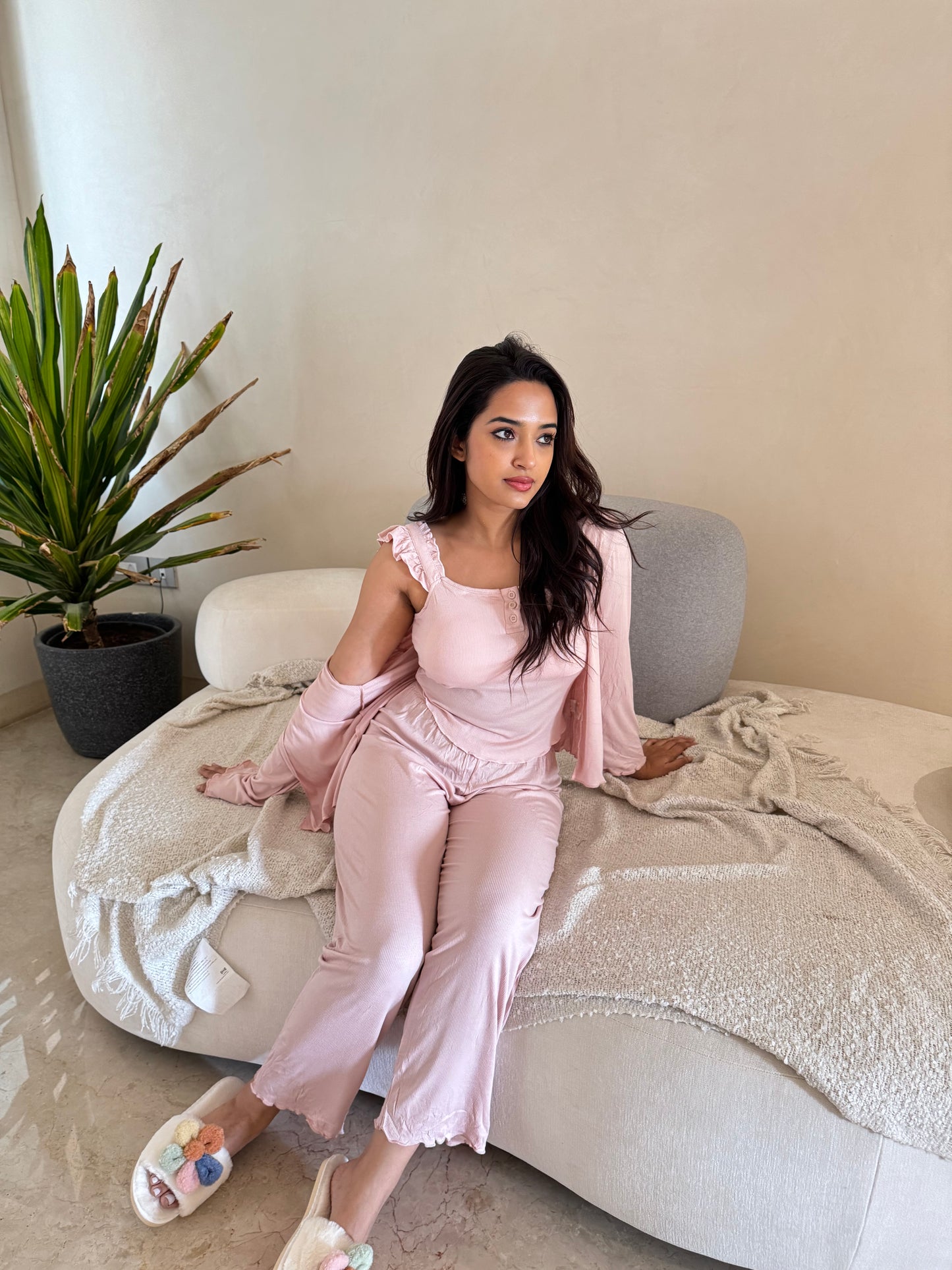 Vespera 3-Piece Padded Sleepwear