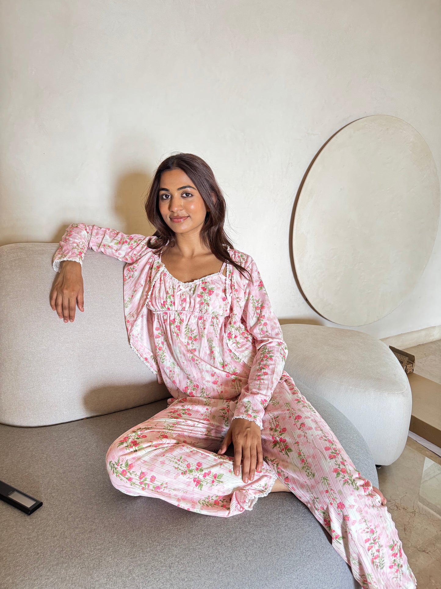 Calista 3- Piece Padded Sleepwear