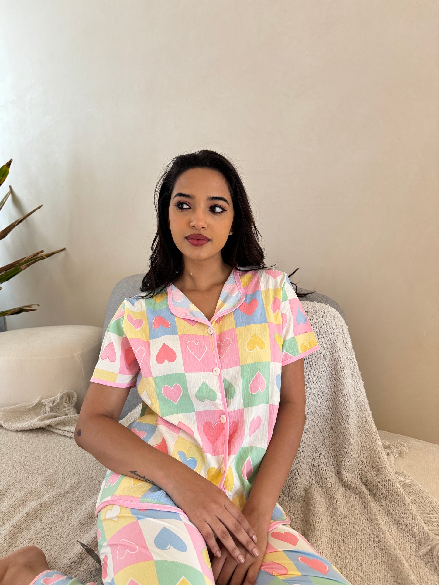 Leia 3-Piece Sleepwear (Top, Shorts & Pants)