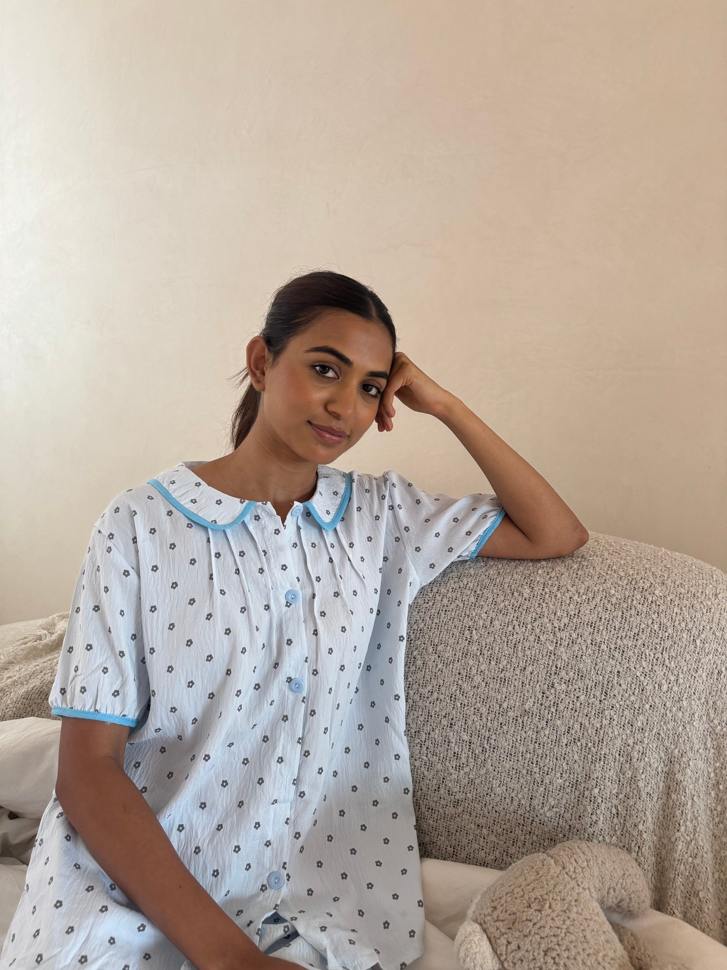 Mabel 3-Piece Sleepwear (Top, Shorts & Pants)