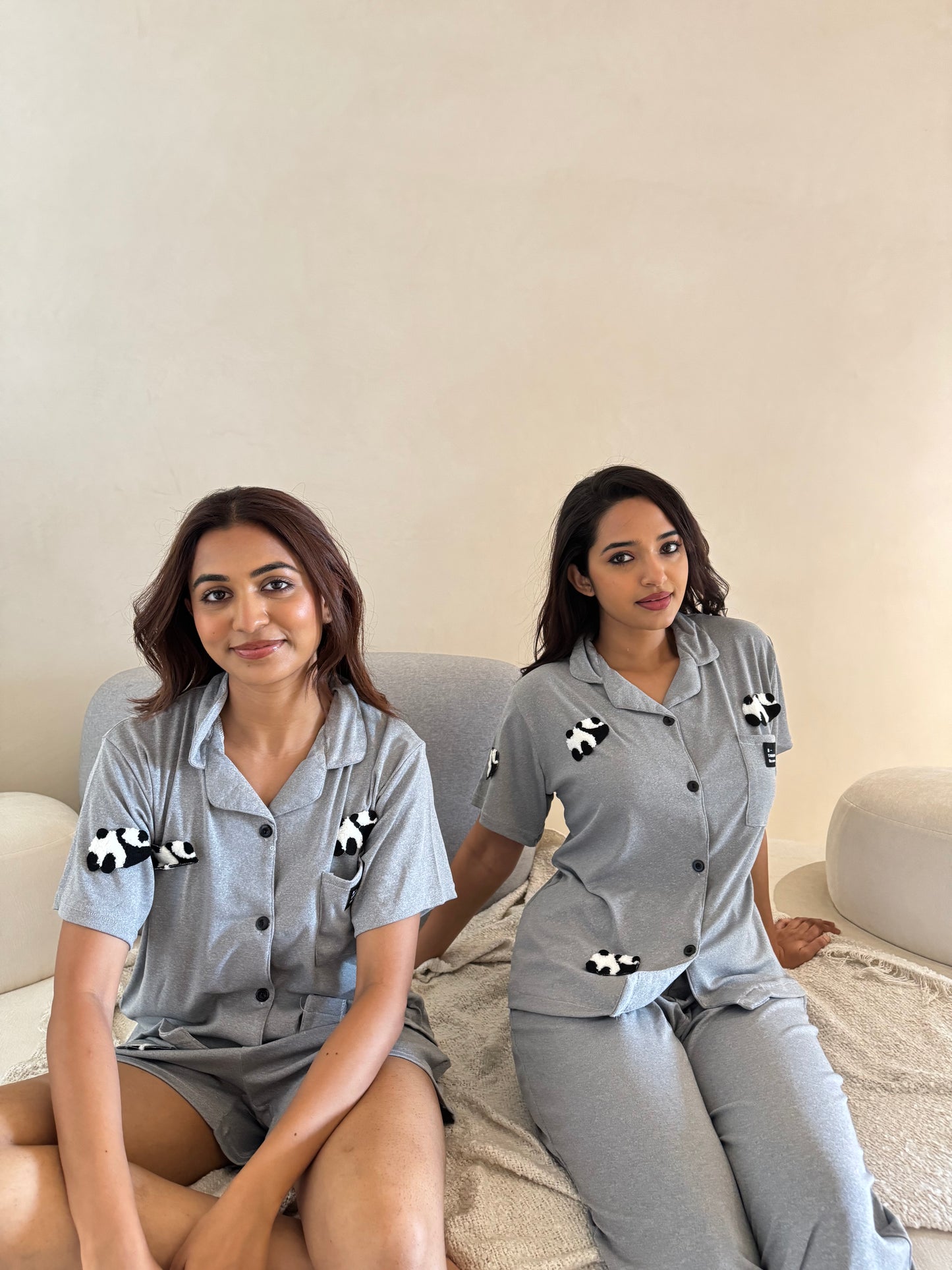 Petra 3 - Piece Sleepwear (Top, Shorts & Pant)
