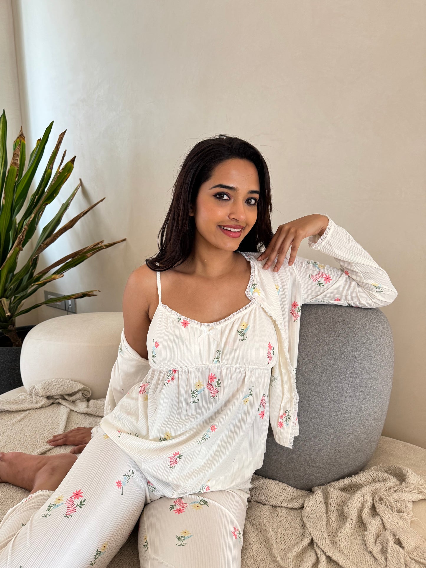 Lyra 3- Piece Padded Sleepwear
