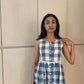 Betsy blue checkered dress