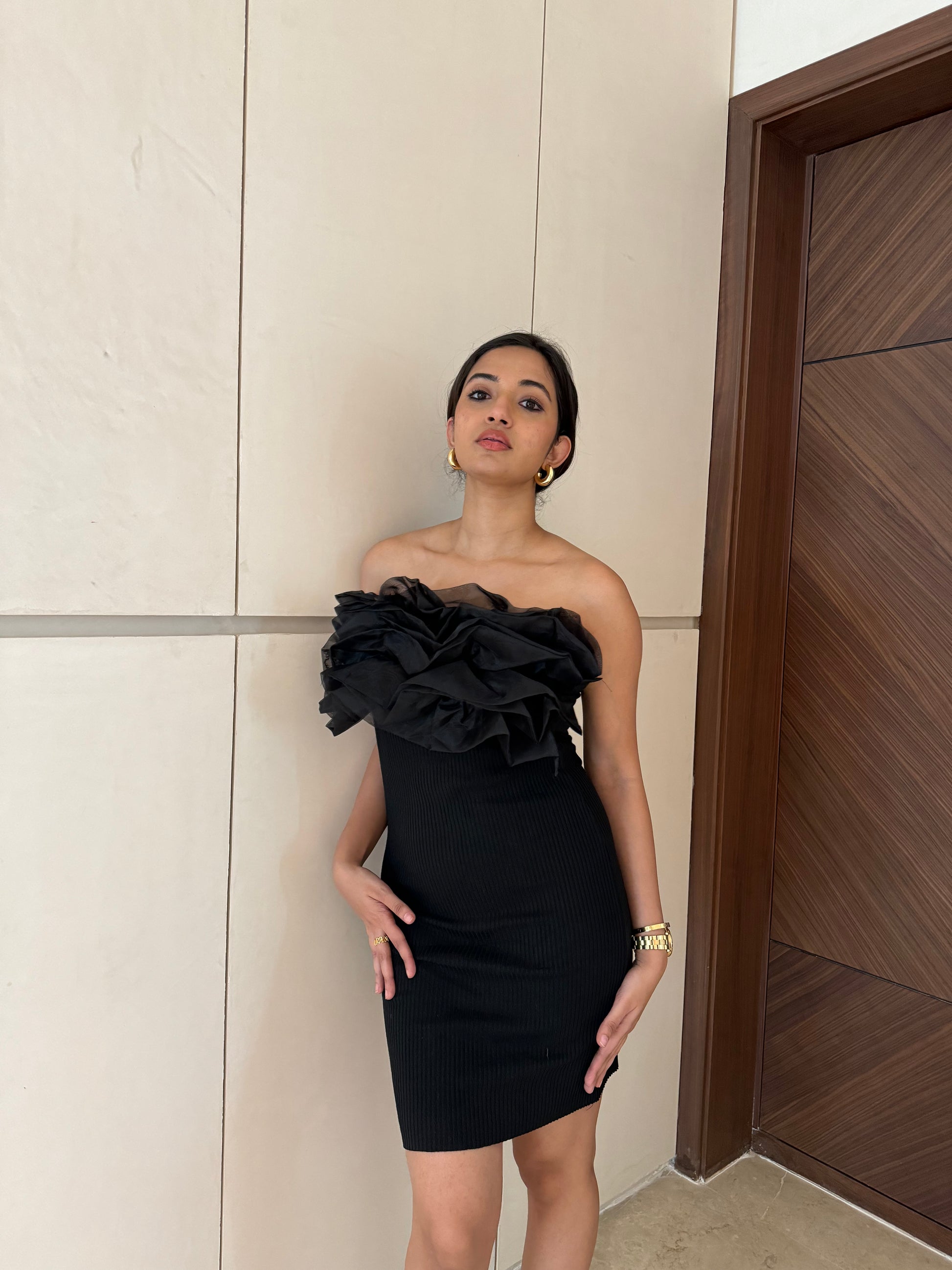 Zara Black Dress loveandseam.com Zara Black Dress loveandseam.com