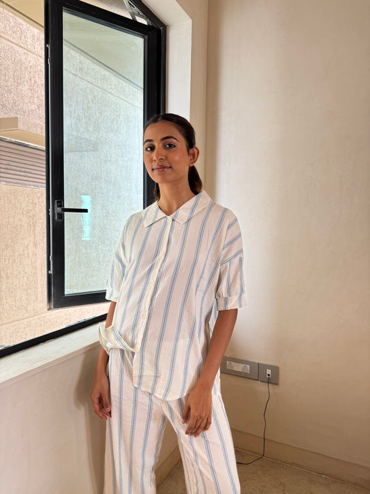 Lila 3-Piece Sleepwear (Top, Shorts & Pants)