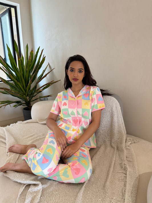 Leia 3-Piece Sleepwear (Top, Shorts & Pants)
