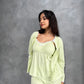 Camy Padded 4-piece Sleepwear (Top, Jacket, Shorts & Pants)