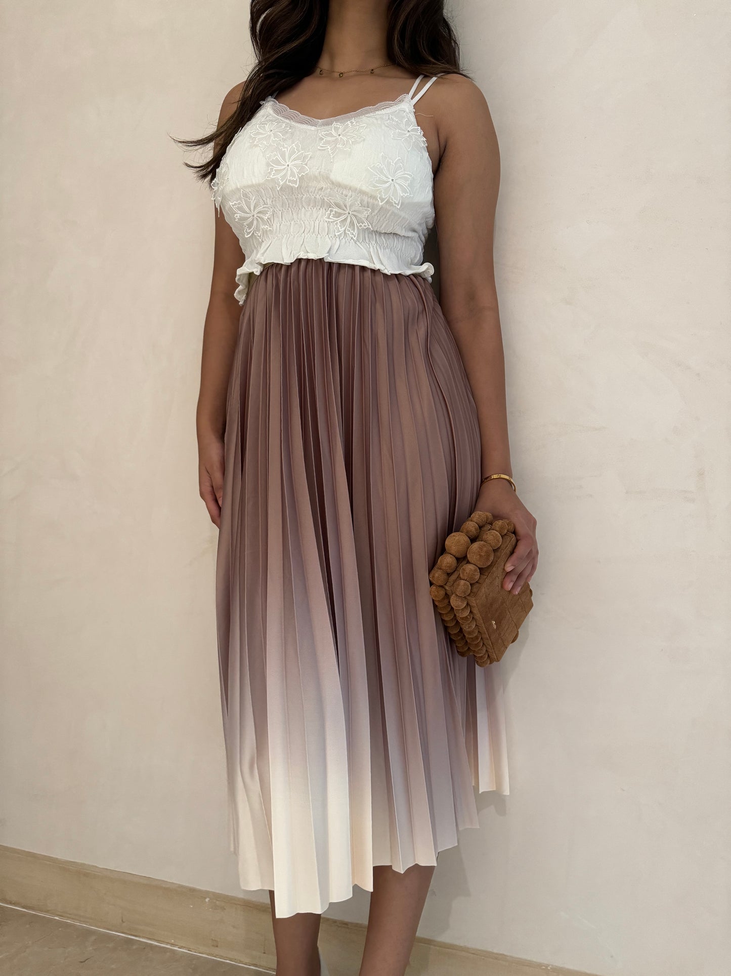 Laurel  Ombre Pleated Skirt