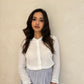 Halo Pearl Lace Shirt
