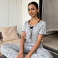 Ginny Padded 3-Piece Sleepwear (Top, Shorts & Pants)