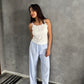Fiona Padded 3-piece Sleepwear (Top, Shorts & Pants)
