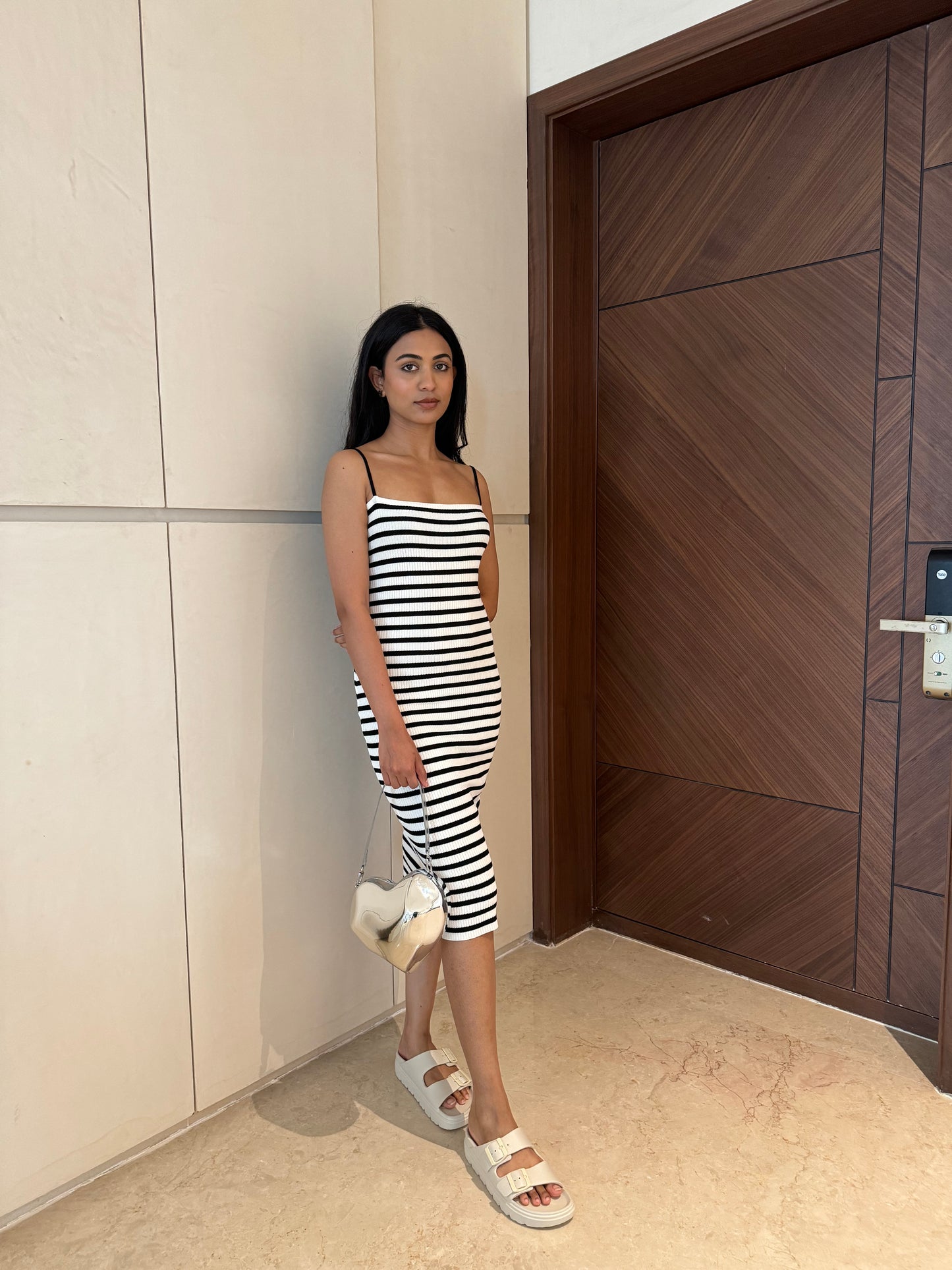 Alba Knit Stripe Dress