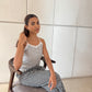 Evie Padded 3-Piece Sleepwear (Top, Shorts & Pants)