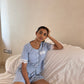 Lumi Padded 3-Piece Sleepwear (Top, Shorts & Pants)