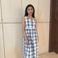 Betsy blue checkered dress