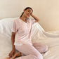 Winslet  3 Piece Padded Sleepwear (Top, Shorts & Pants)