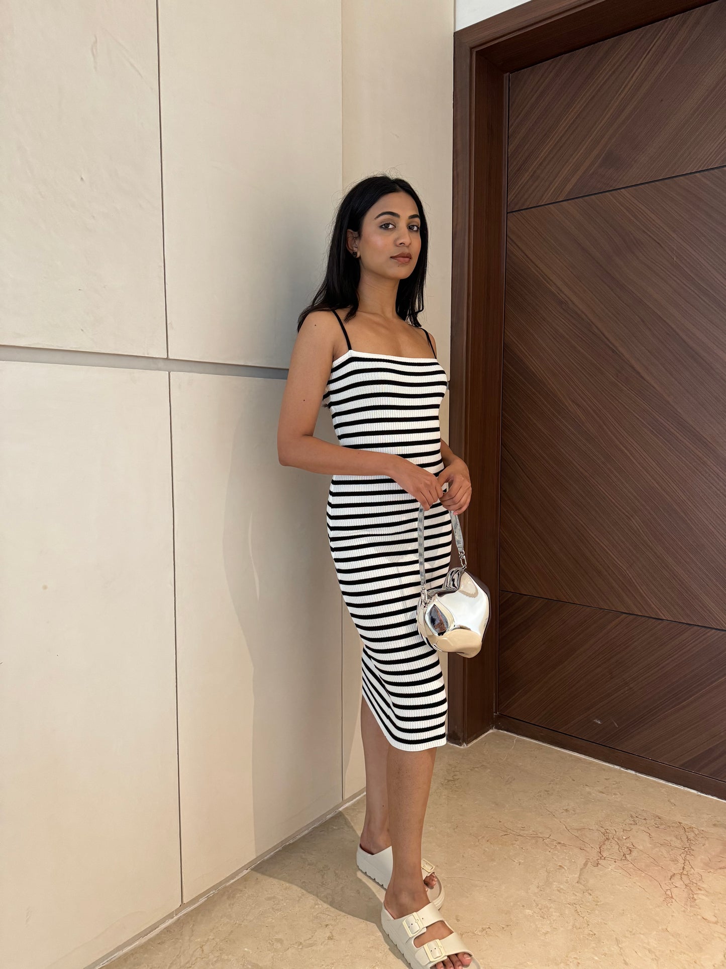 Alba Knit Stripe Dress