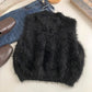 Freya Furry Knit Top