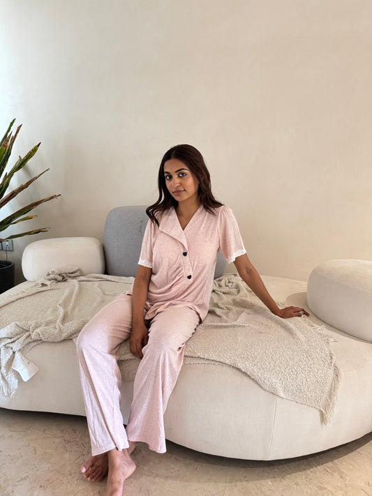 Briony Padded 3- Piece Sleepwear (Pants, Shorts & Top)