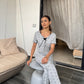 Ginny Padded 3-Piece Sleepwear (Top, Shorts & Pants)