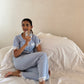 Lumi Padded 3-Piece Sleepwear (Top, Shorts & Pants)