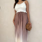 Laurel  Ombre Pleated Skirt