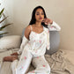 Lyra 3- Piece Padded  Sleepwear