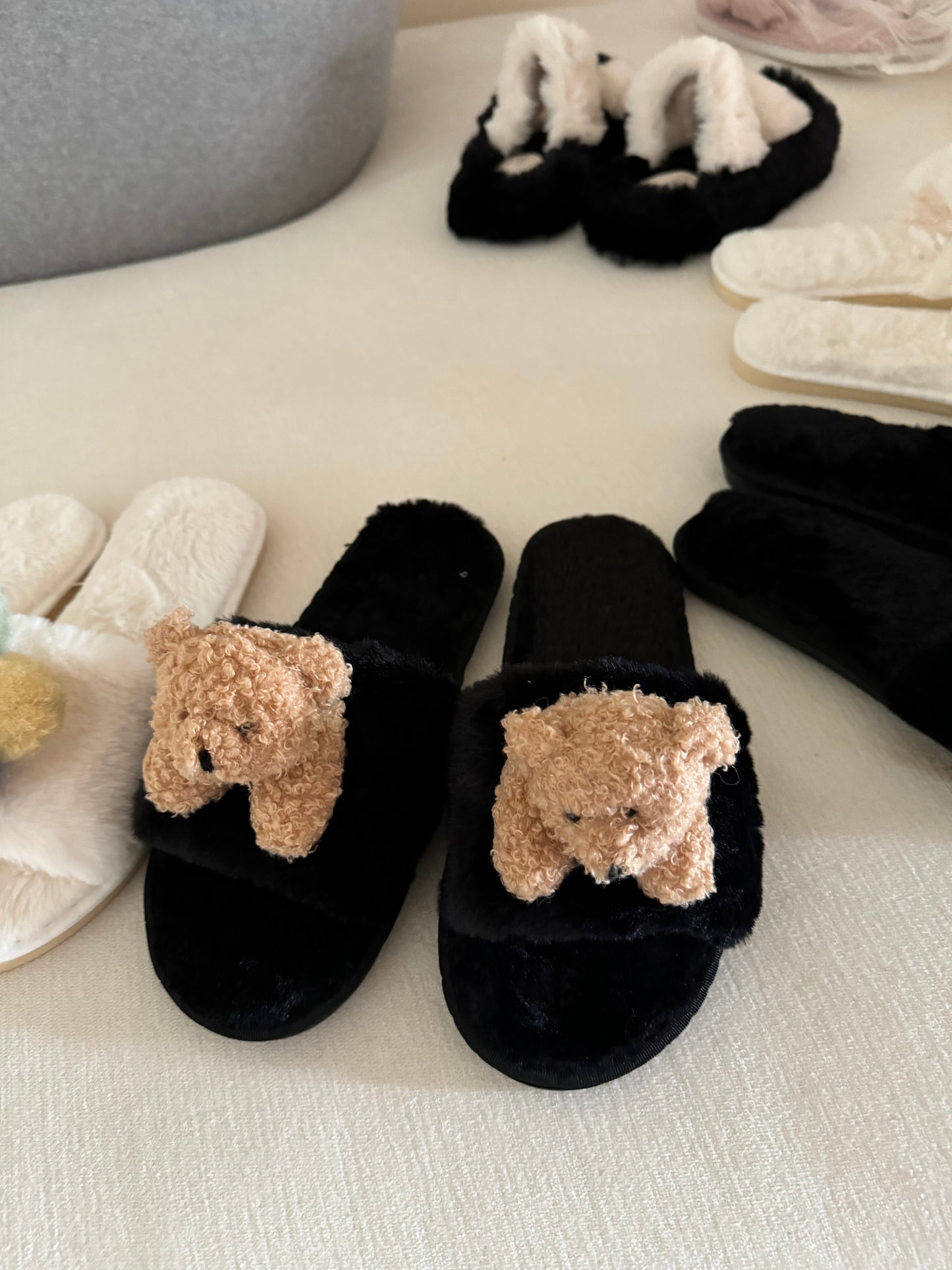 Teddy Cozy Slip Ons