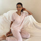 Winslet  3 Piece Padded Sleepwear (Top, Shorts & Pants)