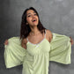 Camy Padded 4-piece Sleepwear (Top, Jacket, Shorts & Pants)