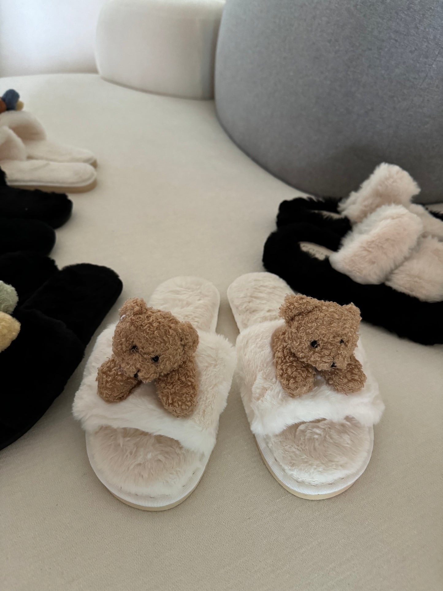 Teddy Cozy Slip Ons