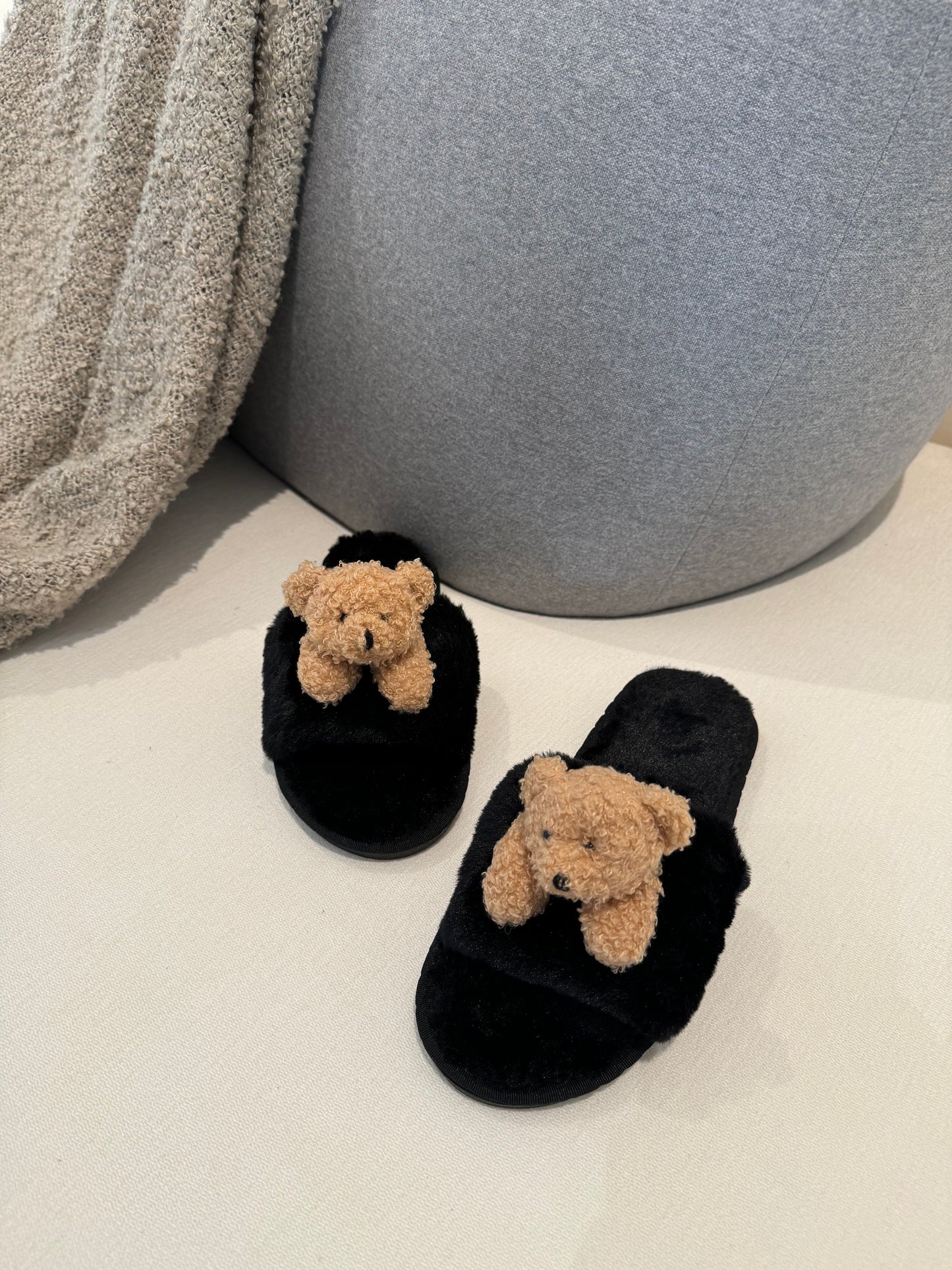 Teddy Cozy Slip Ons