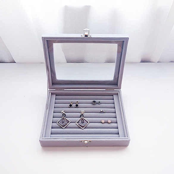 Cleopatra Grey Jewellery Box- Set of 3